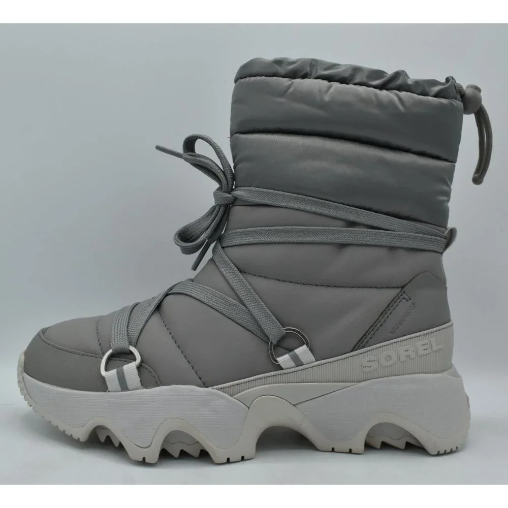 Sorel Women 9.5 Kinetic Impact NXT Chrome Grey Moonstone Waterproof Winter Boots